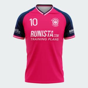 HH Football Academy Hua Hin - Jersey - 2024 - Pink - Boy - Front - 1000