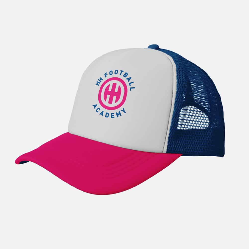 HH Football Academy Hua Hin - Kit - 2024 - Trucker - Cap - Pink - White - Blue